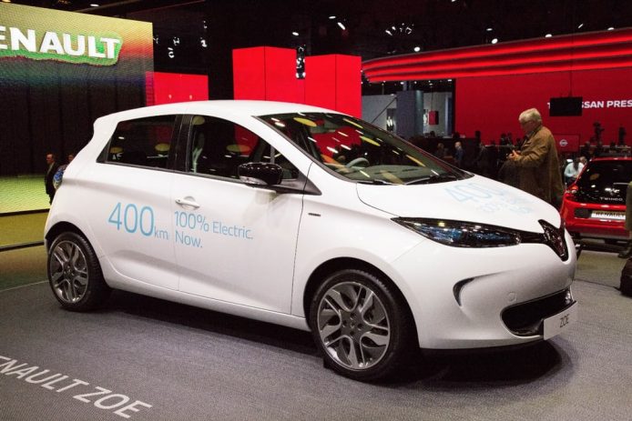 續航 400 公里  Renault 發表新版 Zoe 電動小車