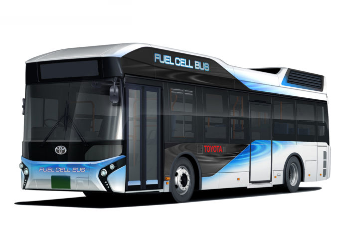 Toyota 將於明年推出氫燃料電池巴士，可以變身流動發電車