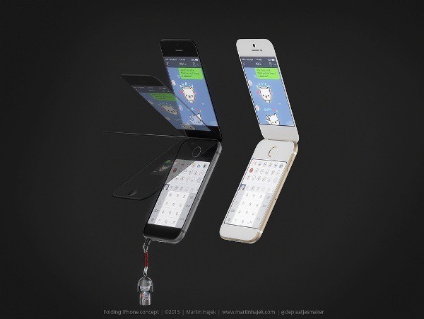 終於不只得一體式！Apple「熒幕對摺式」iPhone 專利曝光仲可以向外對摺