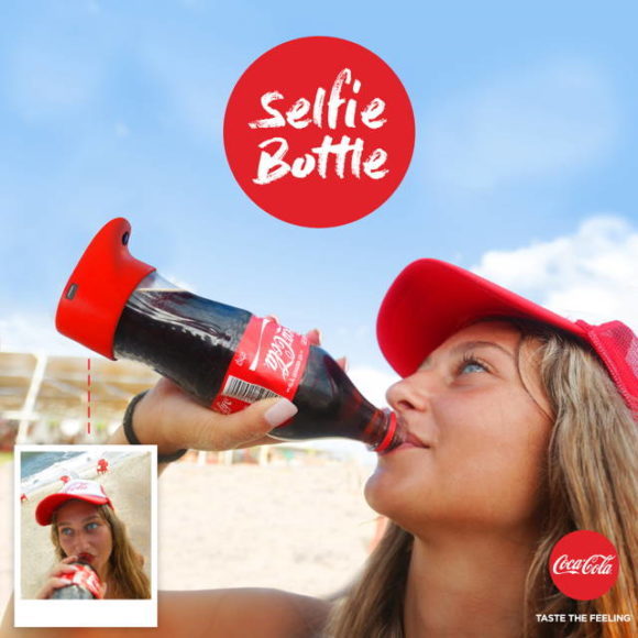 飲汽水變自拍   可樂設計 Selfie 相機