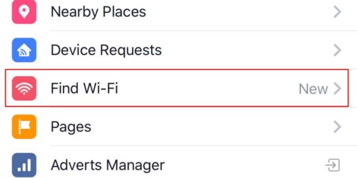 Facebook 測試新功能   顯示附近免費 Wi-Fi 位置
