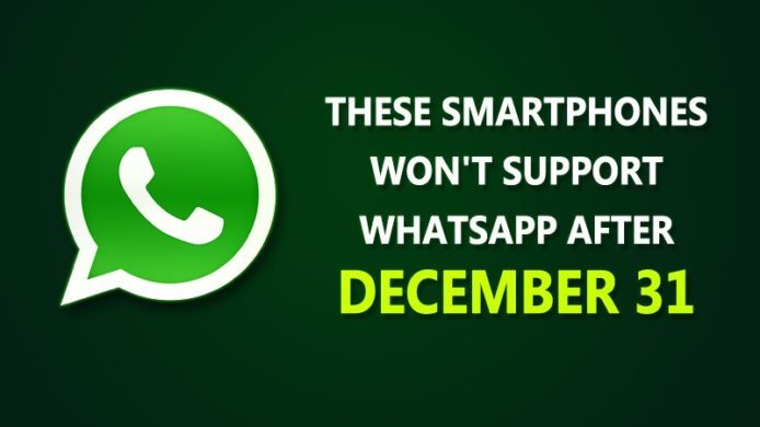 WhatsApp 宣佈不再支援部份舊手機