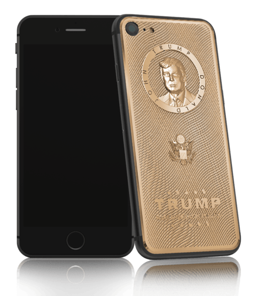 俄羅斯廠商推出特朗普特別版鍍金 iPhone 7