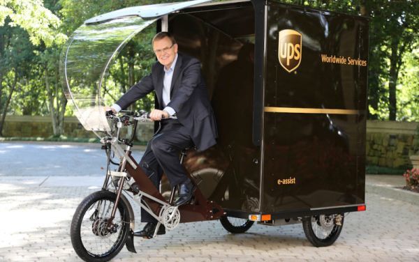 進一步減少碳排放！UPS 美國開始引入「電動三輪車」速遞貨件