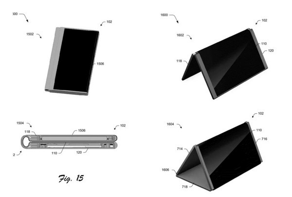 Microsoft 新專利曝光！Surface Phone 或採用「熒幕對摺式」攤開可變成平板