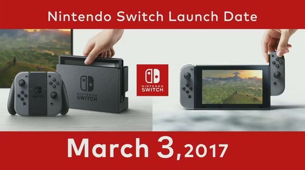 《Zelda》新作同步推出！任天堂 Switch 將於 3 月 3 日發售價格確認