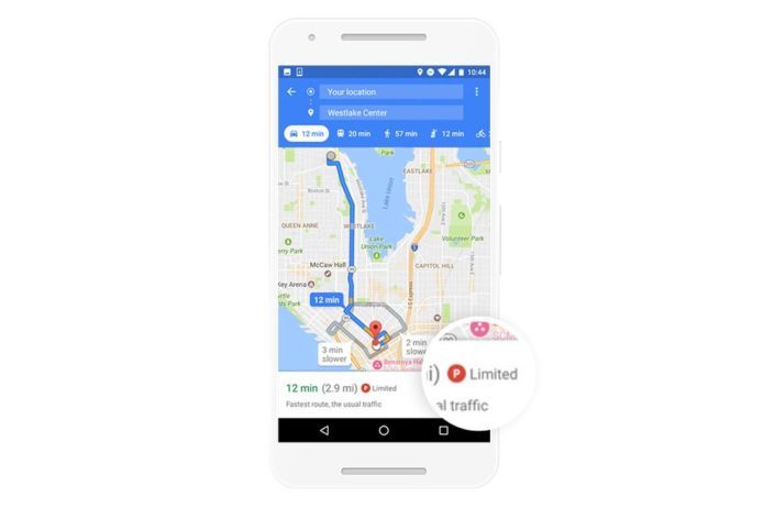 Google 加入剩餘車位提示功能，泊車更輕鬆