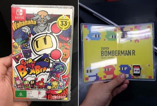《Super Bomberman R》實 Game 曝光！Switch 遊戲盒超多空位勁唔環保