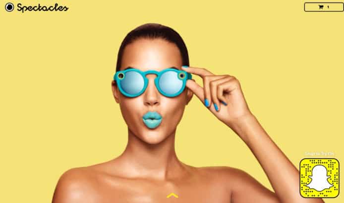 Snapchat 相機眼鏡網上開放銷售