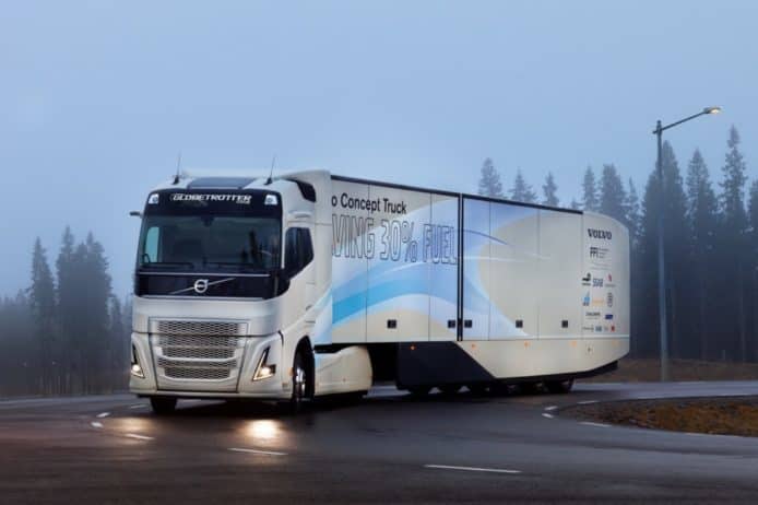 油電混能夠環保 Volvo 概念貨車現身