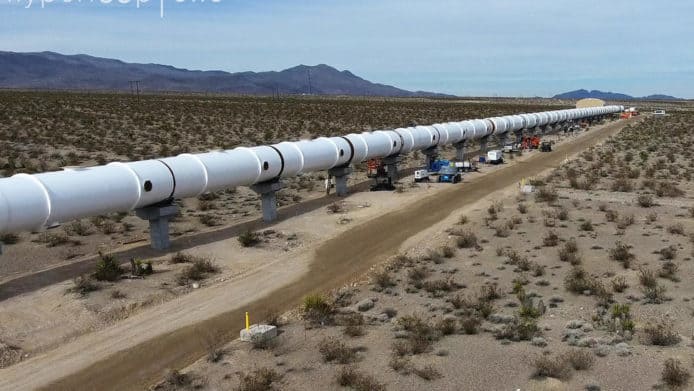 Hyperloop One 內華達州測試場地曝光