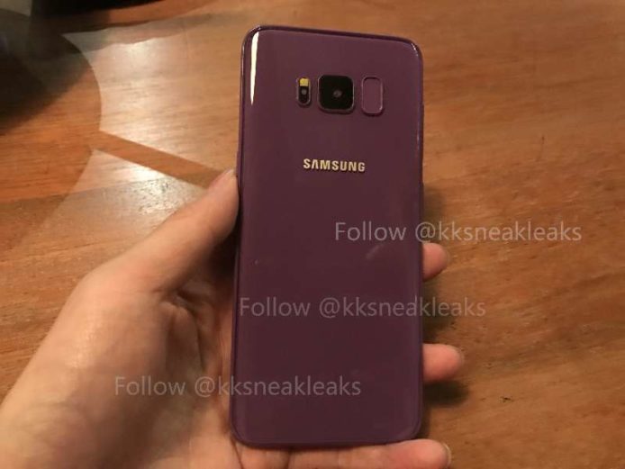 紫色 Galaxy S8 網上率先曝光