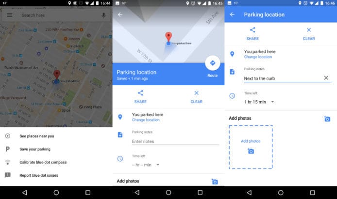 記低泊車位置   Google Maps 測試新功能