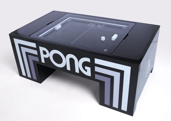 1972年Atari經典遊戲 PONG 大翻身　變成智能+遊戲茶几
