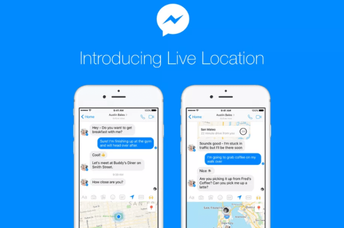 Facebook Messenger即時位置分享　讓朋友知道你的行蹤