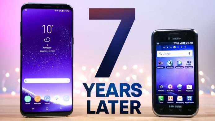 細看 7 年轉變！元祖 Galaxy S vs Galaxy S8