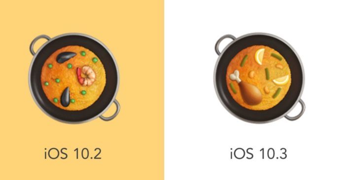 Emoji 冷知識  西班牙燴飯原來冇海鮮㗎