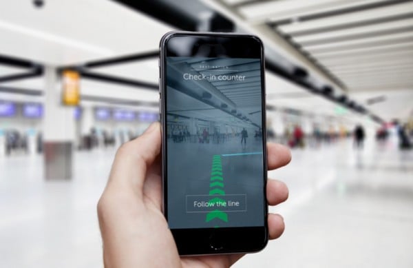 不怕迷路！英國蓋特威克機場官方 App 新增 AR 室內導航功能