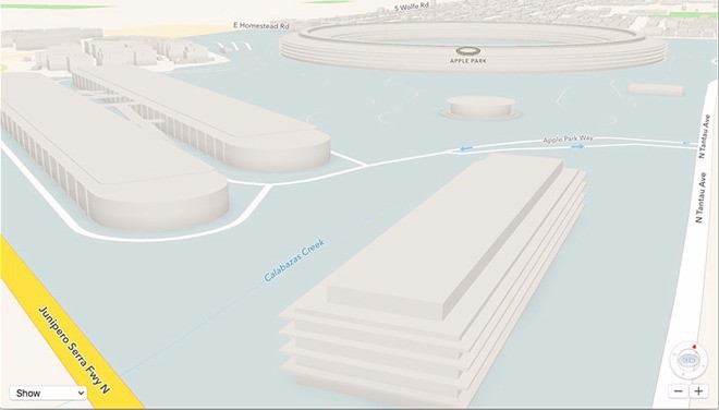 新總部 Apple Park 3D 模型現身 Apple 地圖