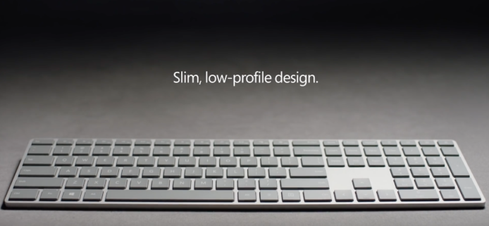 Microsoft 推出新款鍵盤，內置指紋掃描
