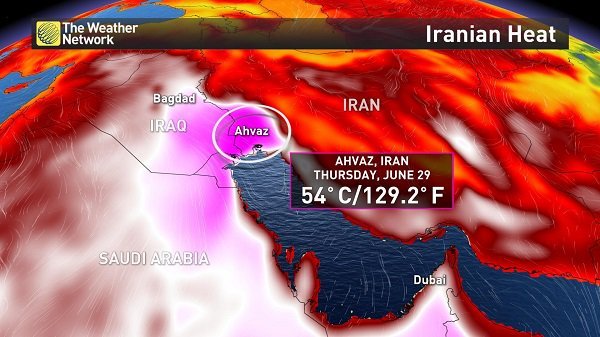 攝氏 53.7 度！伊朗錄得亞洲有史以來 6 月最高溫度紀錄