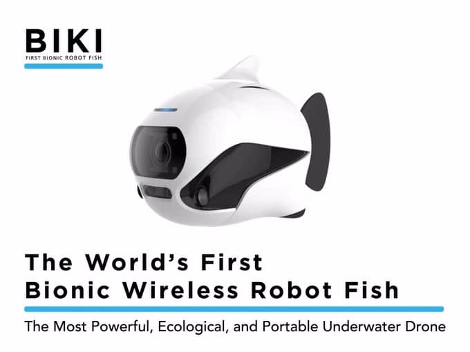 支援 4K 拍攝！魚形 BIKI 潛水無人攝影機