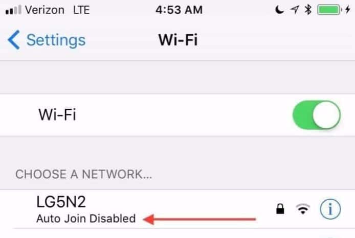 iOS 11 新功能  不可靠 Wi-Fi 網絡自動略過