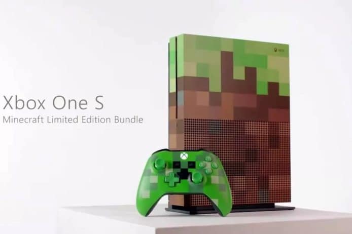 微軟推出《Minecraft》特別版 Xbox One S