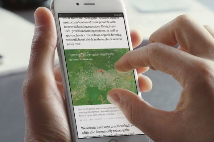 Facebook 為 Instant Articles 加入預購功能？
