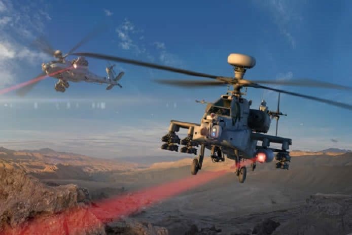 【有片睇】美軍阿帕契直升機安裝雷射炮　成功射中目標