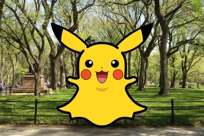 Snapchat 加入比卡超濾鏡影相更好玩