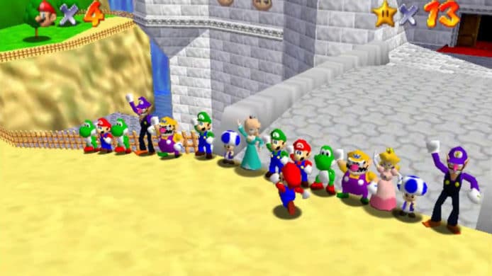 【有片睇】24人連線玩Super Mario 64 Online　外國程式員神改
