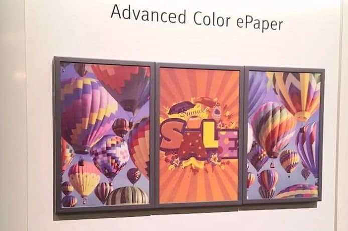 不只黑白灰  全新 E-Ink 技術可顯示 8 種顏色