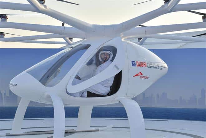 【有片睇】杜拜正式測試無人駕駛「飛天的士」　飛行時速可達 100 公里