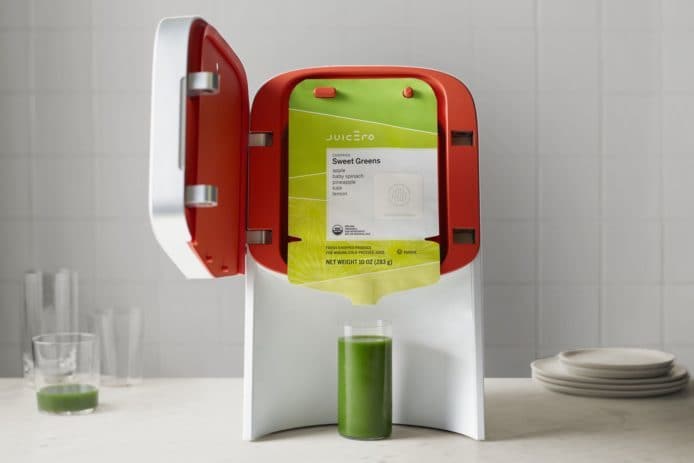 高科技榨汁機Juicero終玩完　官方宣佈停售主機與生果包