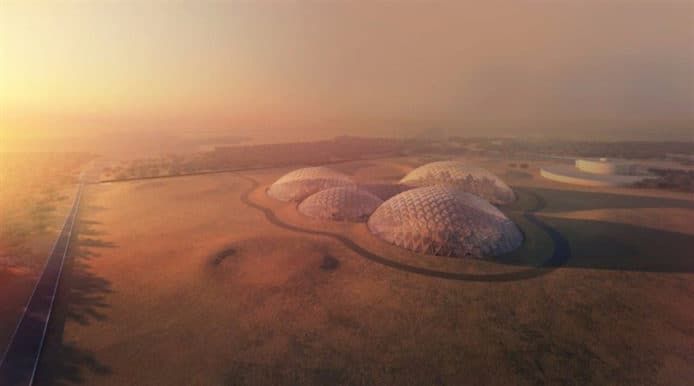 杜拜沙漠中心建「火星城市」　巨型保護罩下模擬火星生活