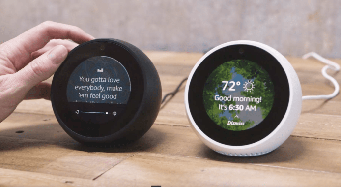 Amazon 全新智能鬧鐘 Echo Spot　傳統鬧鐘設計＋2.5吋圓形熒幕