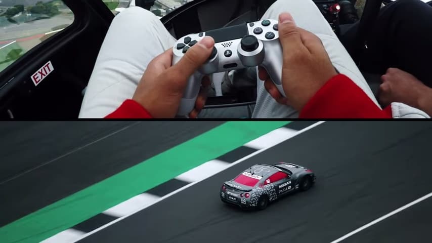 游戏 | 宣传《GT Sport》 日产 GT-R 变遥控车-宅客ZhaiiKer