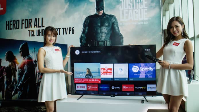 TCL P6 4K電視到港　超幼框+Android TV