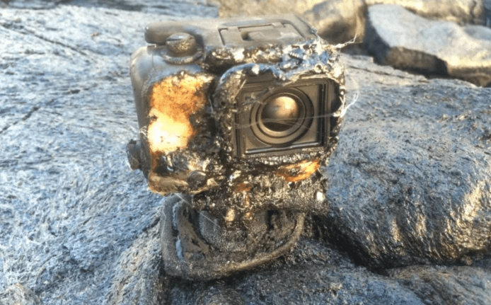 【有片睇】GoPro 被熔岩覆蓋後大難不死！還可正常運作影片無事