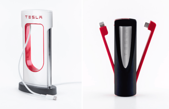 Tesla 推出手機充電器、「尿袋」　智能裝置的 Supercharger