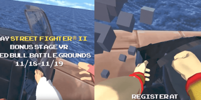 【有片睇】Street Fighter II 小遊戲變 VR　揮拳出腳打爆車