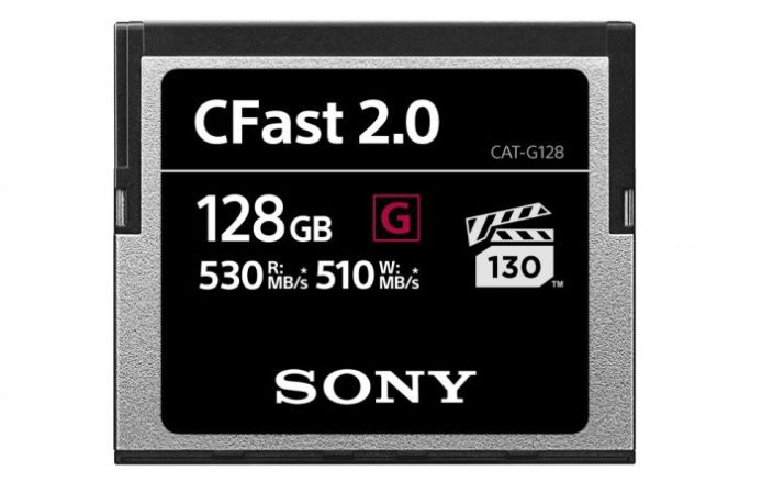 Sony 發表全新 CFast 2.0 儲存卡