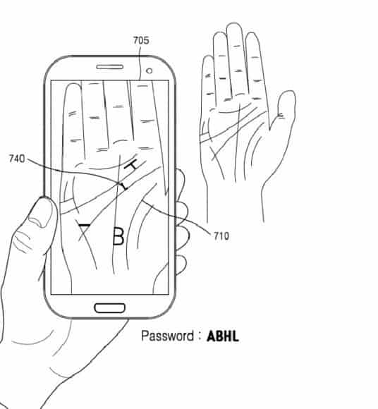 申請新技術專利  未來 Samsung 手機或以掌紋解鎖