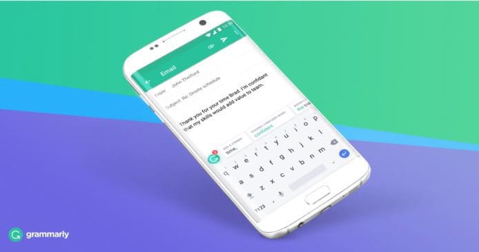自動改正英文文法   鍵盤 Grammarly 登陸 Android