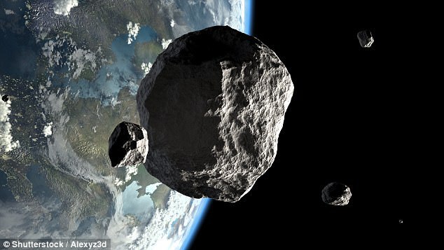 小行星以時速3萬公里掠過地球