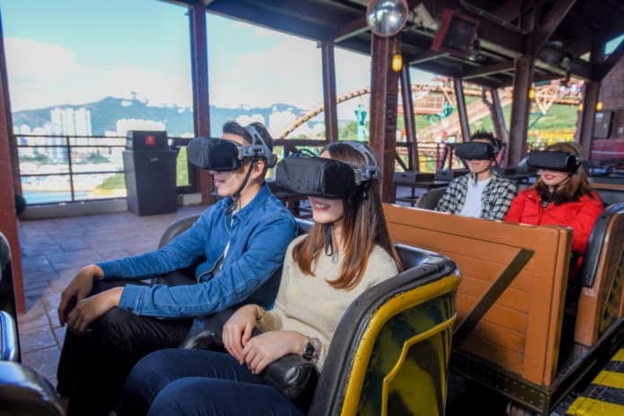 海洋公園VR越礦飛車　免費開放聖誕市集