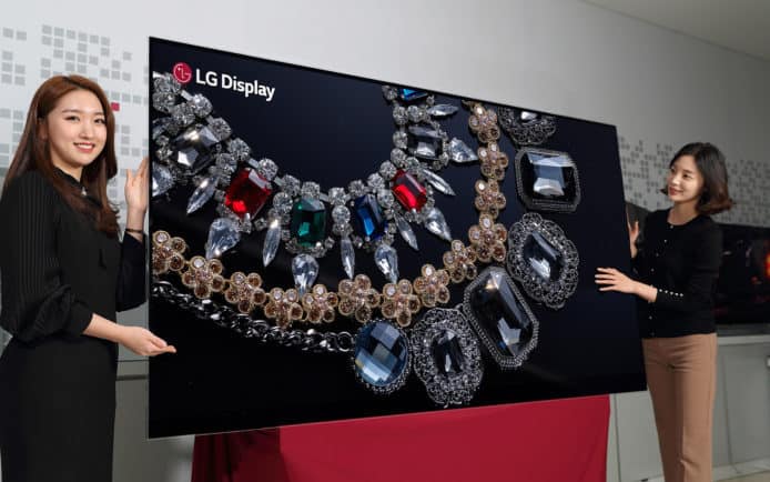 LG 展示全球最大 88 吋 8K 高畫質 OLED 熒幕