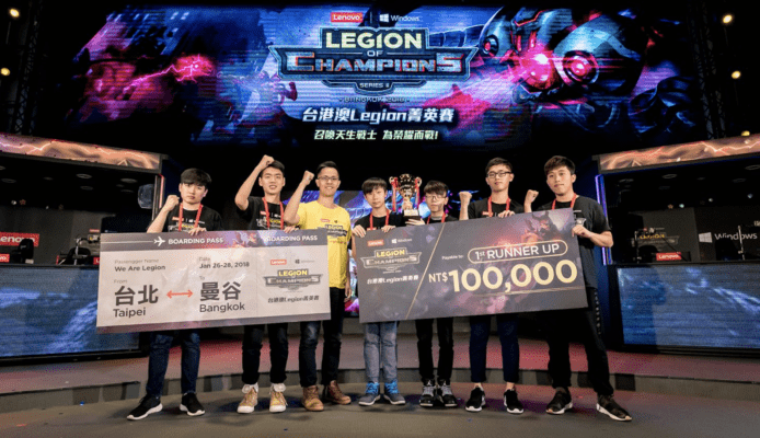 Lenovo《英雄聯盟LoL》電競國際賽港澳區代表  殺入曼谷爭奪中亞太地區冠軍