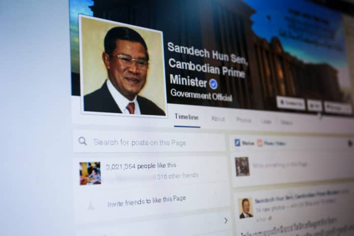 總統買 Like 引發風波  Facebook 遭柬埔寨流亡領袖控告